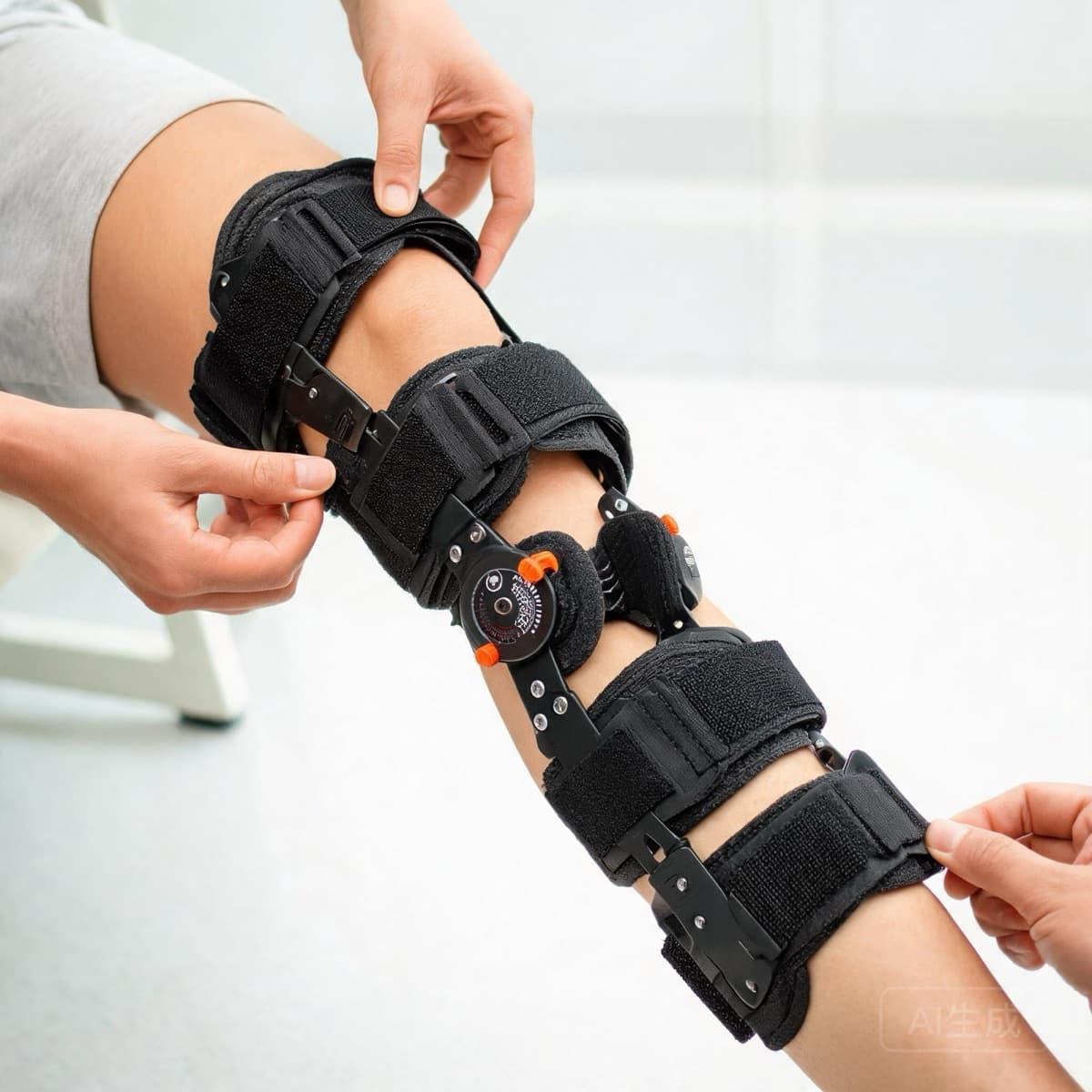 AULEXMED ROM Knee Brace Model 42001 — product fitting guidance
