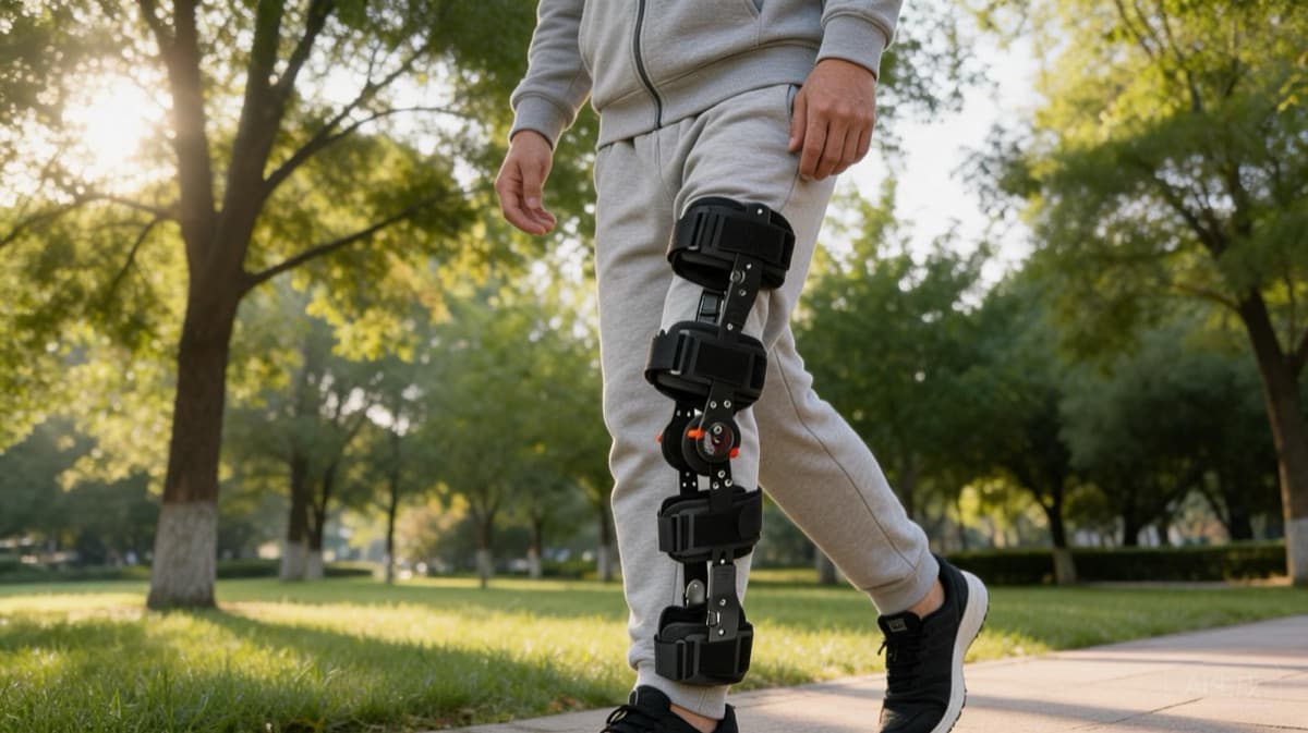 AULEXMED ROM Knee Brace Model 42001 — product everyday use